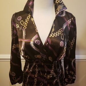 Dark Brown Multi Top